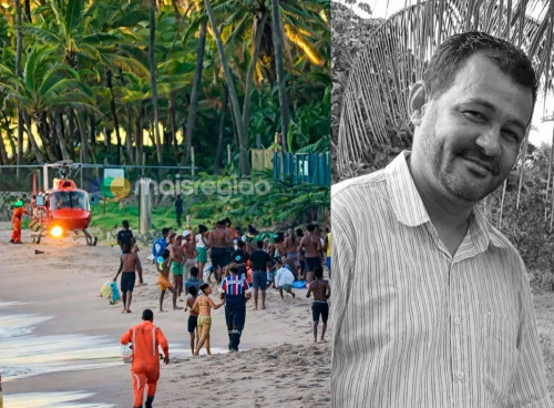 Morador de Mata de São João morre afogado ao tentar salvar esposa na praia de Jauá, em Camaçari