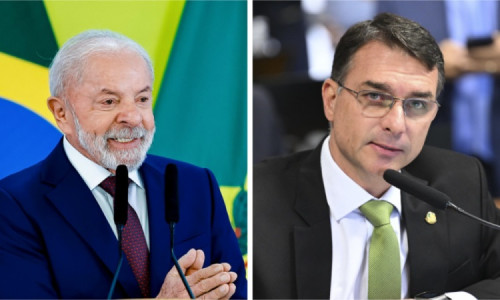 Datafolha: Lula e Flávio aparecem empatados com 45% das intenções de voto no 2º turno