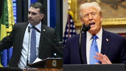 Com agenda apertada de Trump, Flávio avalia estender viagem aos EUA