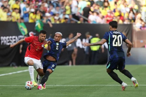 Endrick decide e Brasil vence Egito em último amistoso antes da Copa