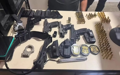 Cinco homens suspeitos de se passarem por policiais são presos após ataque a tiros deixar dois feridos em Portão