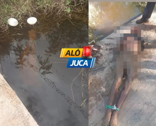 Corpo de homem é encontrado em açude de Camaçari com mãos e pés amarrados