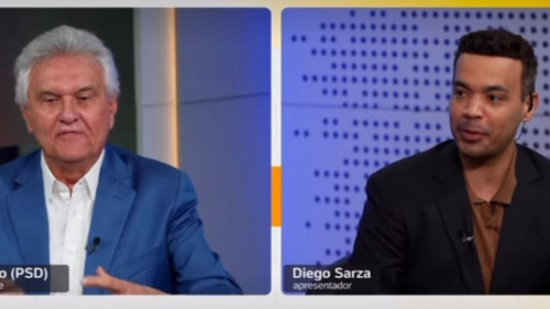 Caiado manda jornalista baiano ‘sair do ar-condicionado’ após questionamento sobre violência policial