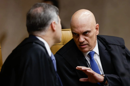 Moraes e Mendonça batem boca e quase chegam às vias de fato no STF