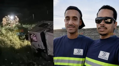 Caminhão de limpeza tomba e deixa dois mortos na BA-001