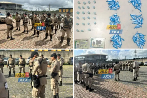 PM ocupa bairros de Candeias com maiores índices de violência e apreende cocaína e crack