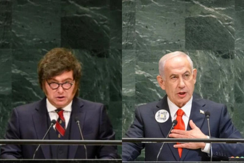 Milei fala em ‘eleição histórica’ e Netanyahu deseja vitória no 2º turno a Flávio Bolsonaro